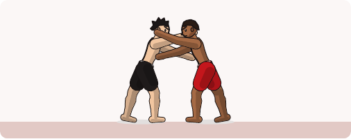 Illustration of Shoot Wrestling