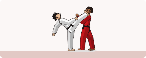Illustration of Taekwondo